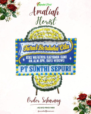 Papan Bunga Duka di Purus